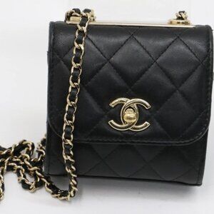 Chanel Trendy CC Micro Clutch with Chain Quilted Lambskin 27740568